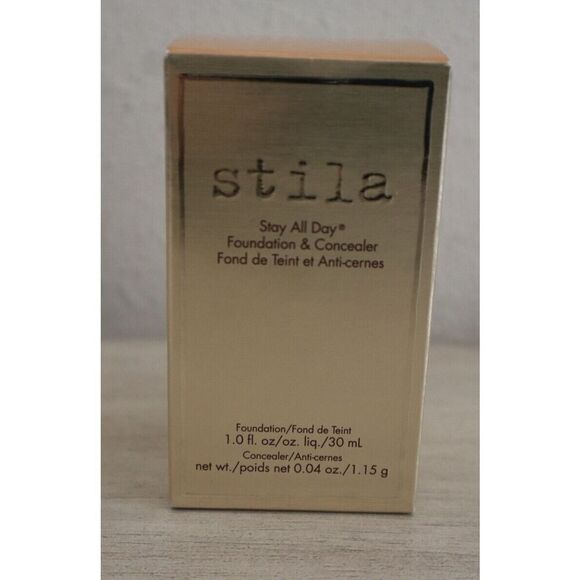 Stila Brown Sugar Plumping Lip Glaze & Medium 9 Foundation & Concealer - Picture 9 of 12